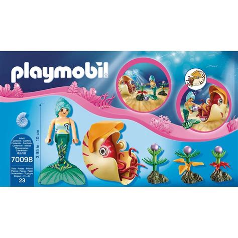Join the mermaids in their underwater paradise with the Playmobil Mermaid Magic Playset